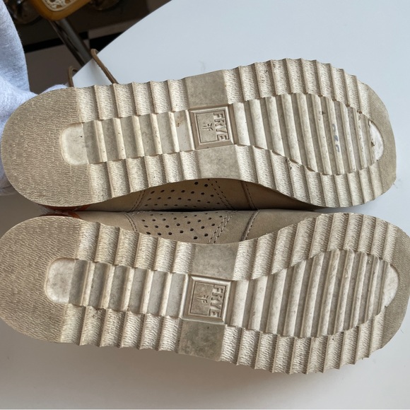 FRYE Leather Lace Up Shoes Women’s 8.5 - Picture 5 of 5